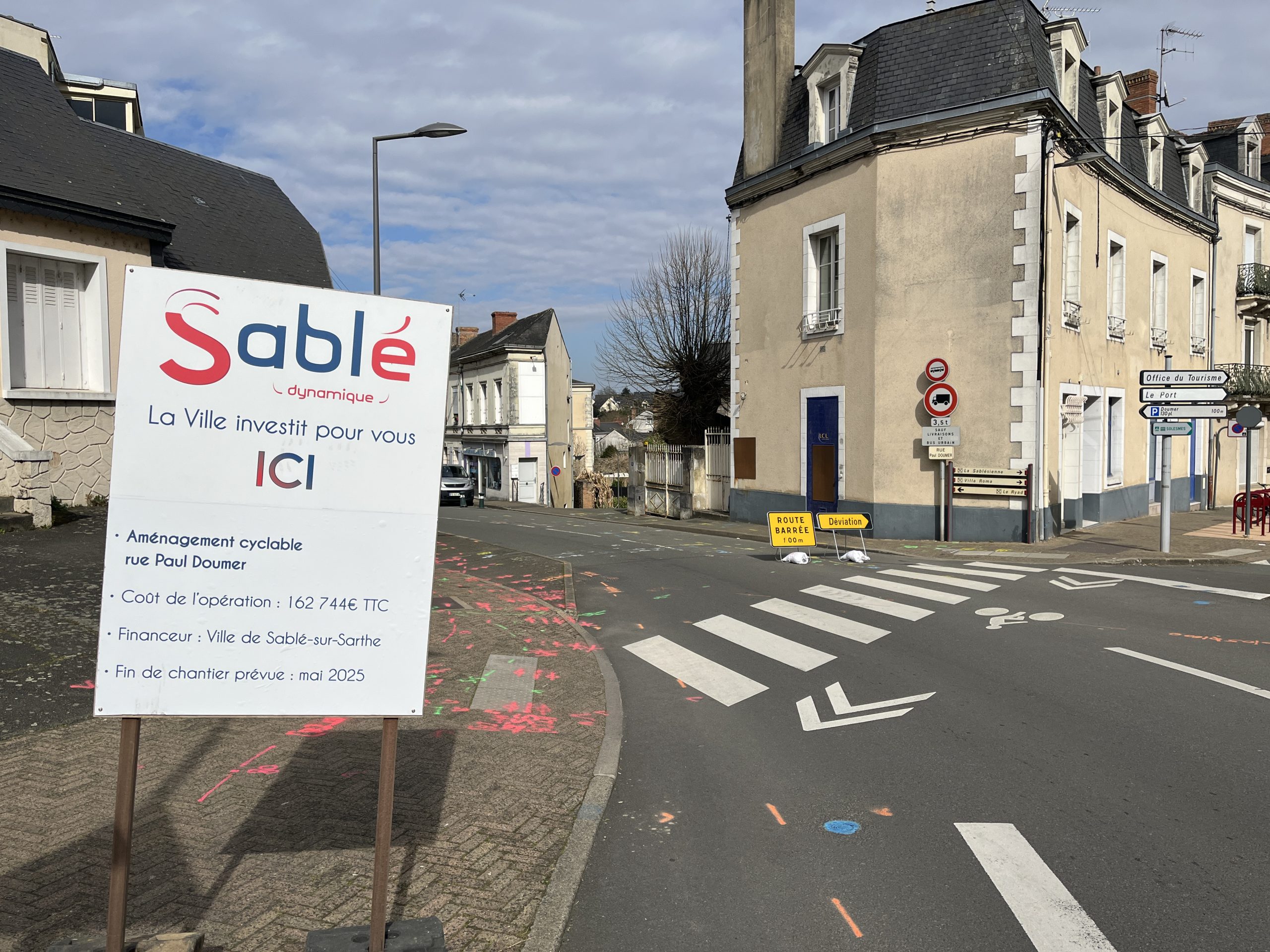 Rue Paul Doumer : fin anticipée des travaux le mercredi 30 avril