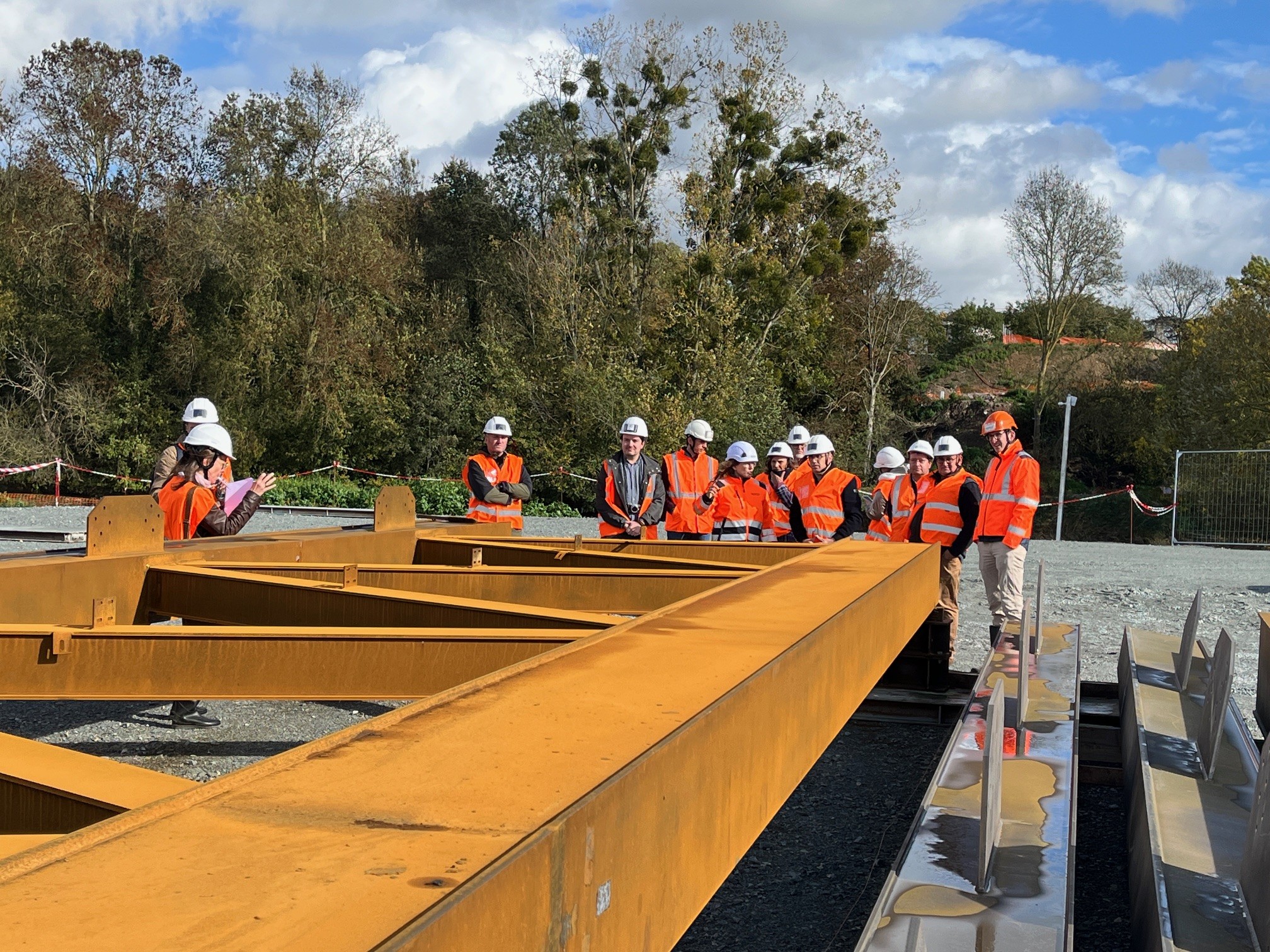 Passerelle : le chantier avance !