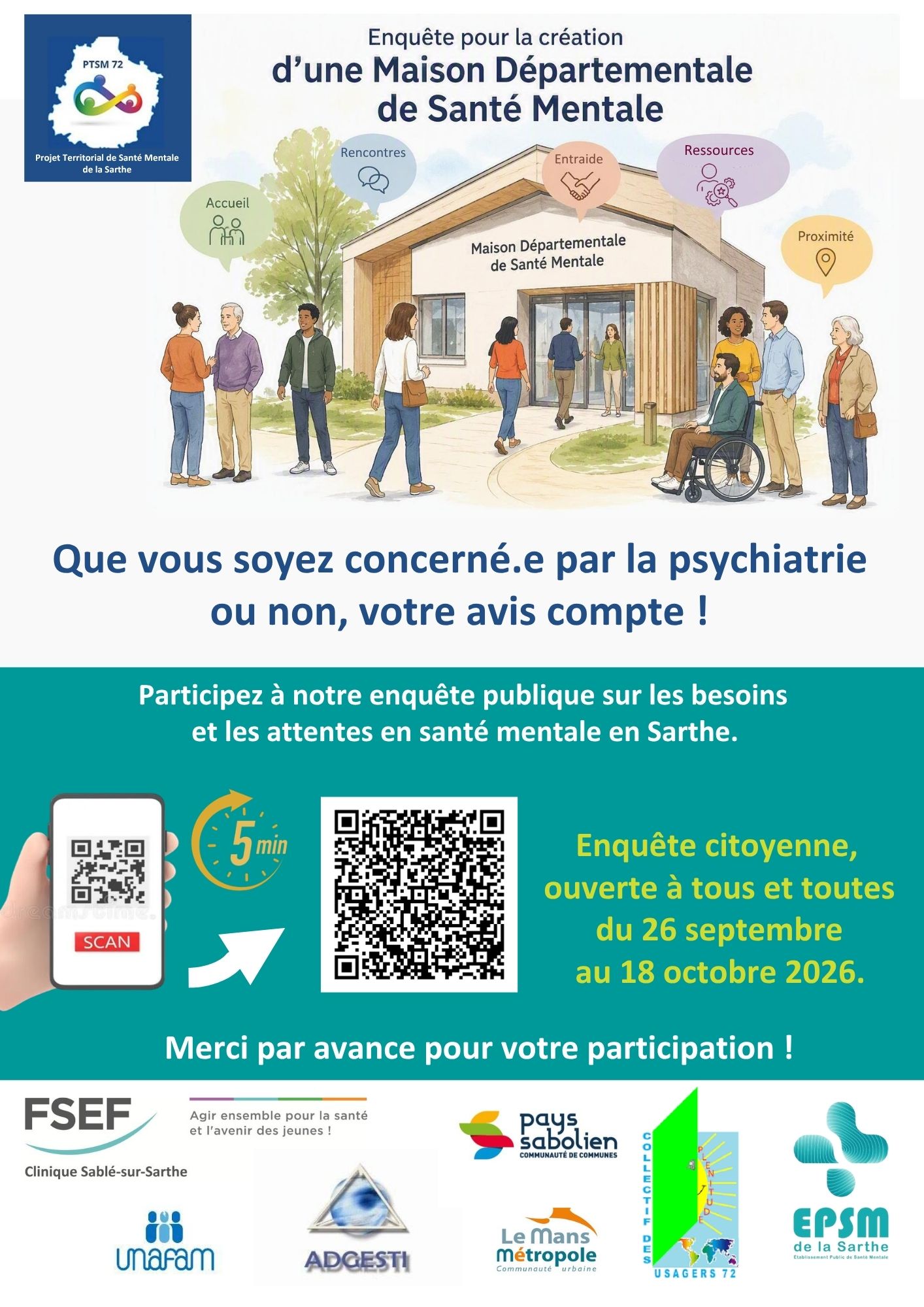 Santé mentale : votre avis compte !